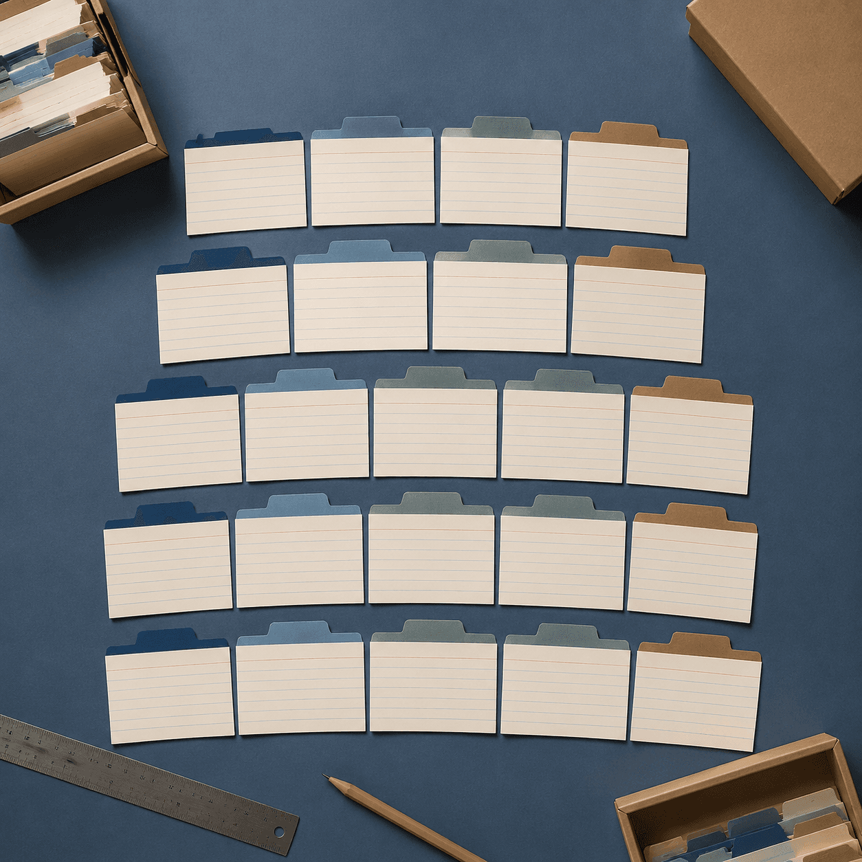 Index Ark — Card grid layout