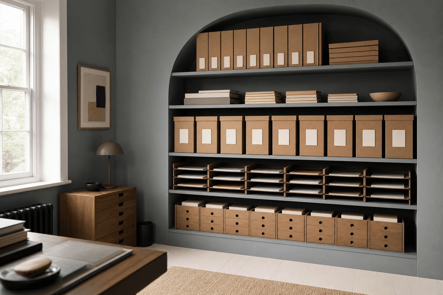 Perivale Archive Reset — Full corner plan